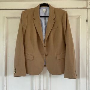 J. Crew camel Schoolboy Blazer